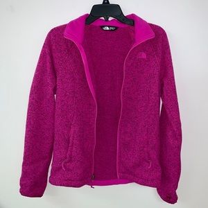 North Face Pink Zip-Up Inner Layer, Women’s Size S